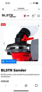 BLSTR Sander zandstraalmachine + zand, Ophalen of Verzenden, Gebruikt, Overige typen