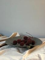 Vintage tinnen gemerkte tripod gehamerde schaal d22cm, Antiek en Kunst, Antiek | Tin, Ophalen of Verzenden