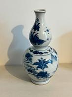 China Qing Dynasty Kangxi Blue white  gourd bottle vase, Ophalen of Verzenden