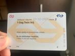 Geen onzin biedingen NS vrij tickets dagkaart 45€ per stuk…!, Tickets en Kaartjes, Eén persoon, Trein, Algemeen kaartje