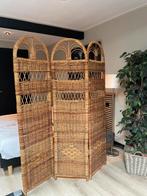 Supergaaf vintage rotan  kamerscherm, Huis en Inrichting, Woonaccessoires | Kamerschermen, Ophalen of Verzenden, Zo goed als nieuw