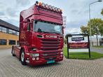 R520 V8 Scania Euro 6 vol luchtgeveerd king of the road., Auto's, Vrachtwagens, Automaat, Scania, Leder, Diesel