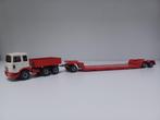 Siku MAN vrachtwagen met dieplader rood 3713, Gebruikt, SIKU, Bus of Vrachtwagen, Ophalen