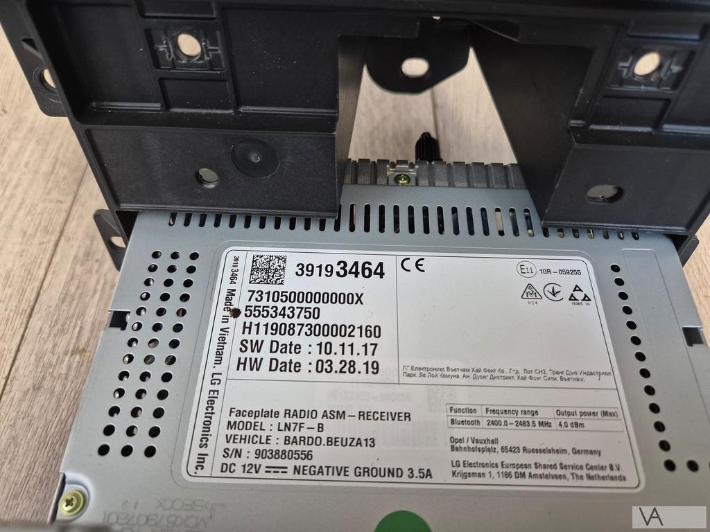 Opel Corsa E 2014 - 2019 navigatie module display 39193464, Gebruikt, -, -, Opel