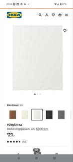 Ikea FÖRBÄTTRA bedekkingspaneel wit 62x80 nieuw in doos, Huis en Inrichting, Ophalen, Wit, Nieuw, Minder dan 100 cm
