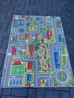 Speelvloerkleed tweezijdig dino / stad 131x96, Ophalen, Zo goed als nieuw