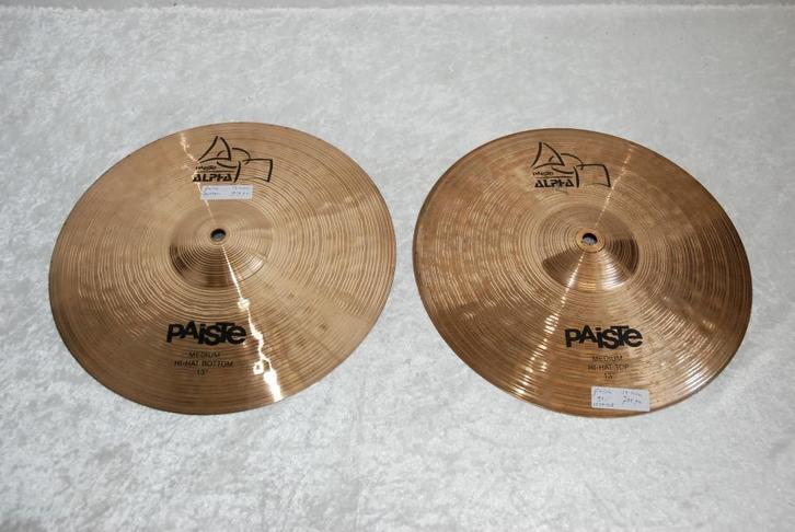 Paiste Alpha hihat bekkens 755/919gr. 13 inch  <25251318>, Muziek en Instrumenten, Instrumenten | Onderdelen, Gebruikt, Drums of Percussie