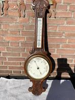 Antieke Aneroid Barometer & Thermometer, Uk, 1910 -1930, Antiek en Kunst, Ophalen of Verzenden