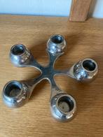 Zware 5-kaars kandelaar - Nagelkandelaar stijl, Ophalen of Verzenden, Overige materialen