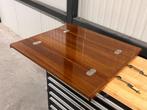 Teak kuiptafel / tafelblad 80 x 70 cm + inklappoot, Ophalen of Verzenden, Zo goed als nieuw, Overige typen