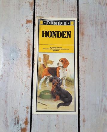 Schoolkaart hondenrassen Vintage Retro