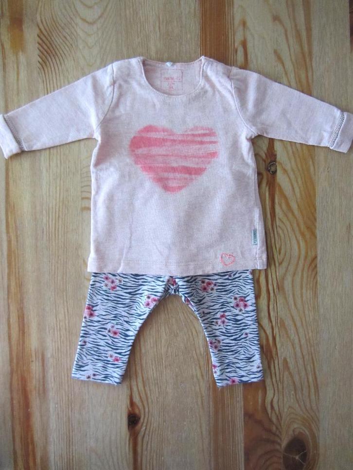 Setje Name it maat 56, Kinderen en Baby's, Babykleding | Maat 56, Zo goed als nieuw, Meisje, Setje, Ophalen of Verzenden