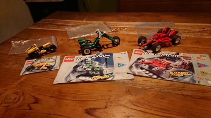 Lego Technic 8004 8236 8237 Formula Force, Kinderen en Baby's, Speelgoed | Duplo en Lego, Gebruikt, Lego, Complete set, Ophalen of Verzenden