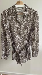 Vila Blouse dames bruin wit maat M, Kleding | Dames, Blouses en Tunieken, Ophalen of Verzenden, Zo goed als nieuw, Maat 38/40 (M)