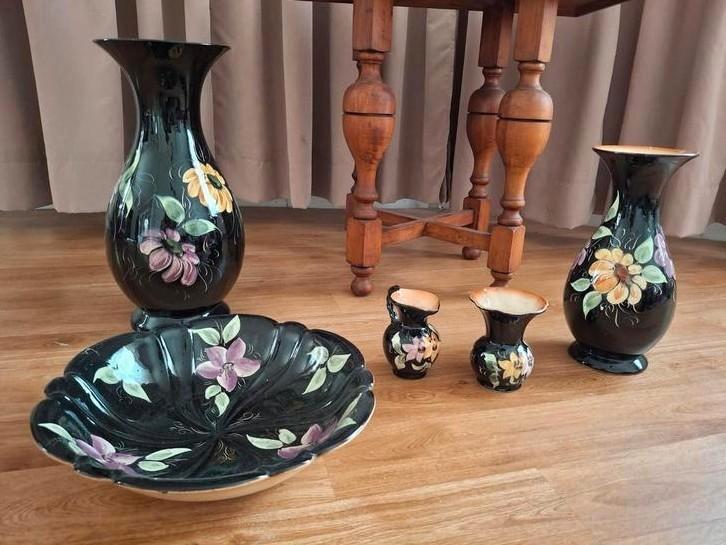 Prachtig oud set uit de 50er jaren, Antiek en Kunst, Antiek | Vazen, Ophalen of Verzenden