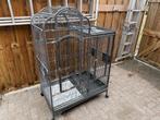 Grote papegaaienkooi 156Hx106Bx66D, Dieren en Toebehoren, Ophalen, Gebruikt, Metaal, Vogelkooi