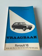 Renault 16 vraagbaak alle typen 1970-1972, Ophalen of Verzenden