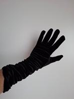 Fluwelen lange handschoenen, nieuw, zwart, Kleding | Dames, Ophalen of Verzenden, Nieuw, Carnaval, Accessoires