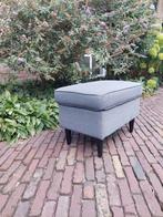 Bijzettafeltje / voetenbankje, Ophalen of Verzenden, Rond, Hout, Minder dan 55 cm