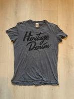 In mooie staat Garcia t-shirt Blauw met print Maat L, Maat 52/54 (L), Ophalen of Verzenden, Zo goed als nieuw, Blauw