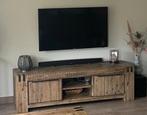 tv meubel massief acacia hout, Huis en Inrichting, Kasten | Televisiemeubels, Ophalen, Overige materialen, 150 tot 200 cm, Zo goed als nieuw