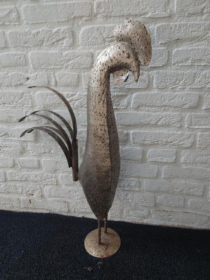 Haan van metaal, Huis en Inrichting, Woonaccessoires | Overige, Zo goed als nieuw, Ophalen of Verzenden