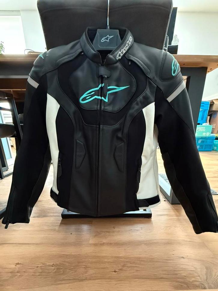 Alpinstars Stella Jaws V3 maat 48, Motoren, Kleding | Motorkleding, Jas | leer, Dames, Tweedehands, Ophalen of Verzenden