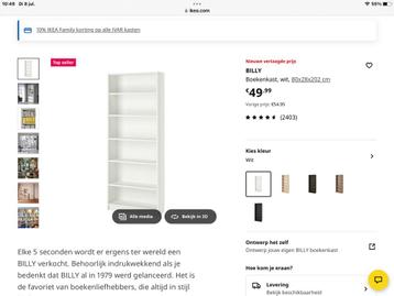 Gratis af te halen Billy boekenkast - afbeelding 2