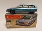Matchbox #12 Citroen CX Break blauw boxed 3INCH, Ophalen of Verzenden, Zo goed als nieuw, Auto