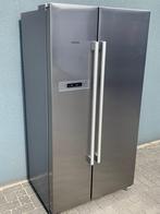Siemens Rvs Amerikaanse koelkast, 60 cm of meer, Met aparte vriezer, 200 liter of meer, Ophalen of Verzenden