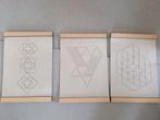 wanddecoratie geborduurd van House Doctor set van 3, Ophalen of Verzenden, Zo goed als nieuw