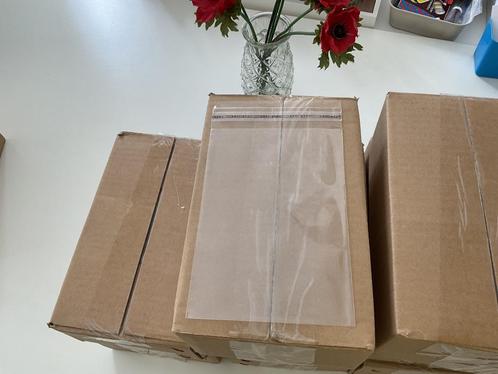 Heldere plastic zakjes + plakstrip voor kaarten/ iets anders, Hobby en Vrije tijd, Knutselen, Nieuw, Overige typen, Ophalen of Verzenden