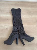 Overknee laarzen, Kleding | Dames, Schoenen, Hoge laarzen, Verzenden, Nieuw, Grijs