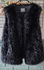 Oasis Fake Fur Bodywarmer - Maat L, Kleding | Dames, Bodywarmers, Zwart, Maat 42/44 (L), Ophalen of Verzenden, Zo goed als nieuw