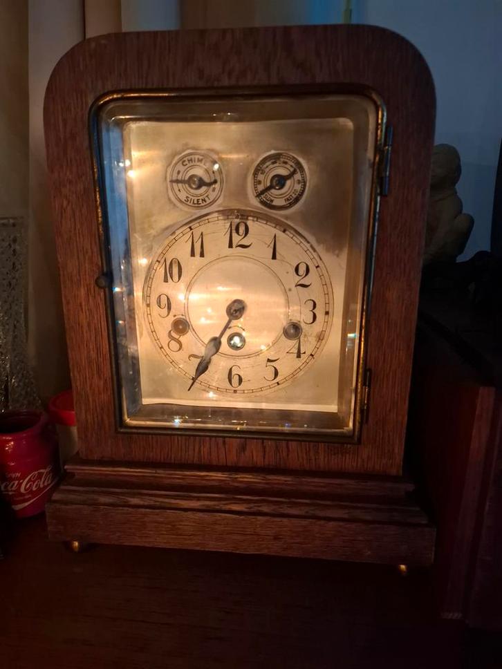 Antieke Engelse klok met klokkenspel, Antiek en Kunst, Antiek | Klokken, Ophalen