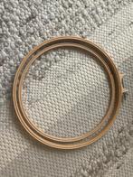 Borduurring / Quiltring Hout - Goede Staat, Hobby en Vrije tijd, Borduren en Borduurmachines, Ophalen of Verzenden, Gebruikt, Handborduren