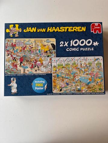 Jan van Haasteren Puzzel 2x1000 beschikbaar voor biedingen