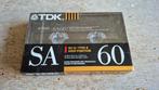 TDK SA60 IEC II/ TYPE II high position cassettebandje, 2 t/m 25 bandjes, Overige genres, Ophalen of Verzenden, Nieuw in verpakking