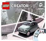 Lego | Fiat 500 Geel | 10271, Kinderen en Baby's, Speelgoed | Duplo en Lego, Nieuw, Complete set, Lego, Verzenden