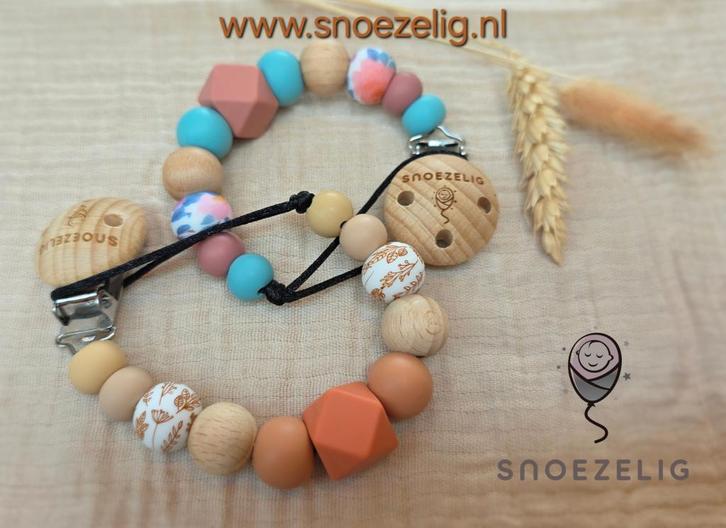 Gepersonaliseerd kraamcadeau / speenkoord met naam, Kinderen en Baby's, Kraamcadeaus en Geboorteborden, Nieuw, Kraamcadeau, Ophalen of Verzenden