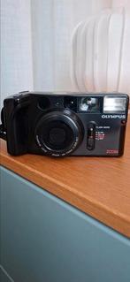 Camera Olympus Vintage AZ1-Zoom  zwart met hoes/tas, Ophalen, Zo goed als nieuw, Compact, Olympus