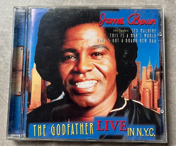 James Brown - The Godfather Live In NYC (cd funk), Cd's en Dvd's, Cd's | R&B en Soul, Zo goed als nieuw, Soul of Nu Soul, 1960 tot 1980