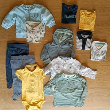 Kledingpakket jongens maat 68 | lente,zomer,herfst, 12 stuks beschikbaar voor biedingen