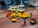 Playmobil Vissersboot, Rubberboot, Duikers & Roeiboot, Ophalen of Verzenden, Gebruikt, Complete set