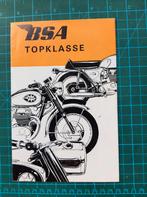 folder motorfiets BSA jaren 1960/1970, Ophalen of Verzenden, Overige merken
