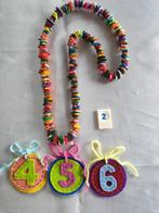 Wolvilt kinderketting verjaardag vilt antroposofisch, Hobby en Vrije tijd, Vilt, Ophalen of Verzenden, Nieuw, Figuurtje(s), Wolvilt