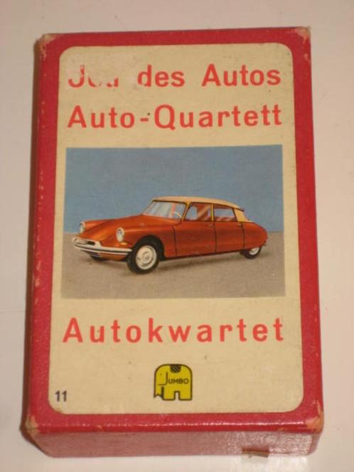 Auto kwartet Jumbo 11 Jeu des autos Oldtimers, Auto Quartett, Verzamelen, Speelkaarten, Jokers en Kwartetten, Gebruikt, Kwartet(ten)