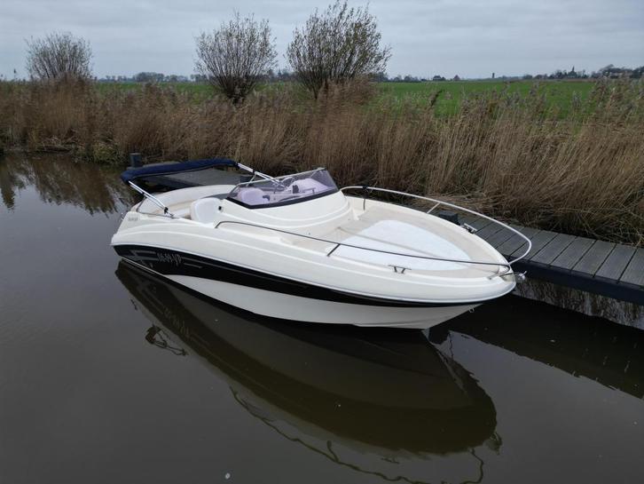 Prins 580 Sundeck - 130 pk Evinrude | 65 km/u | + trailer, Watersport en Boten, Vis- en Consoleboten, Gebruikt, 70 pk of meer