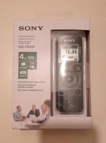 SONY ICD-PX370 Nieuw! - voicerecorder  beschikbaar voor biedingen