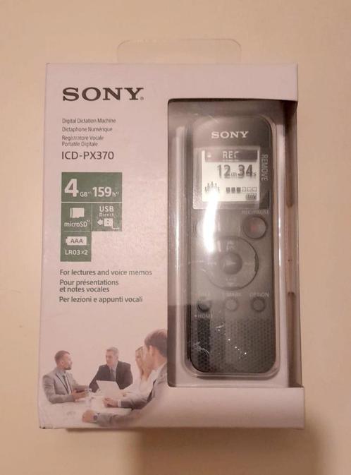 SONY ICD-PX370 Nieuw! - voicerecorder, Audio, Tv en Foto, Walkmans, Discmans en Minidiscspelers, Overige typen, Ophalen of Verzenden